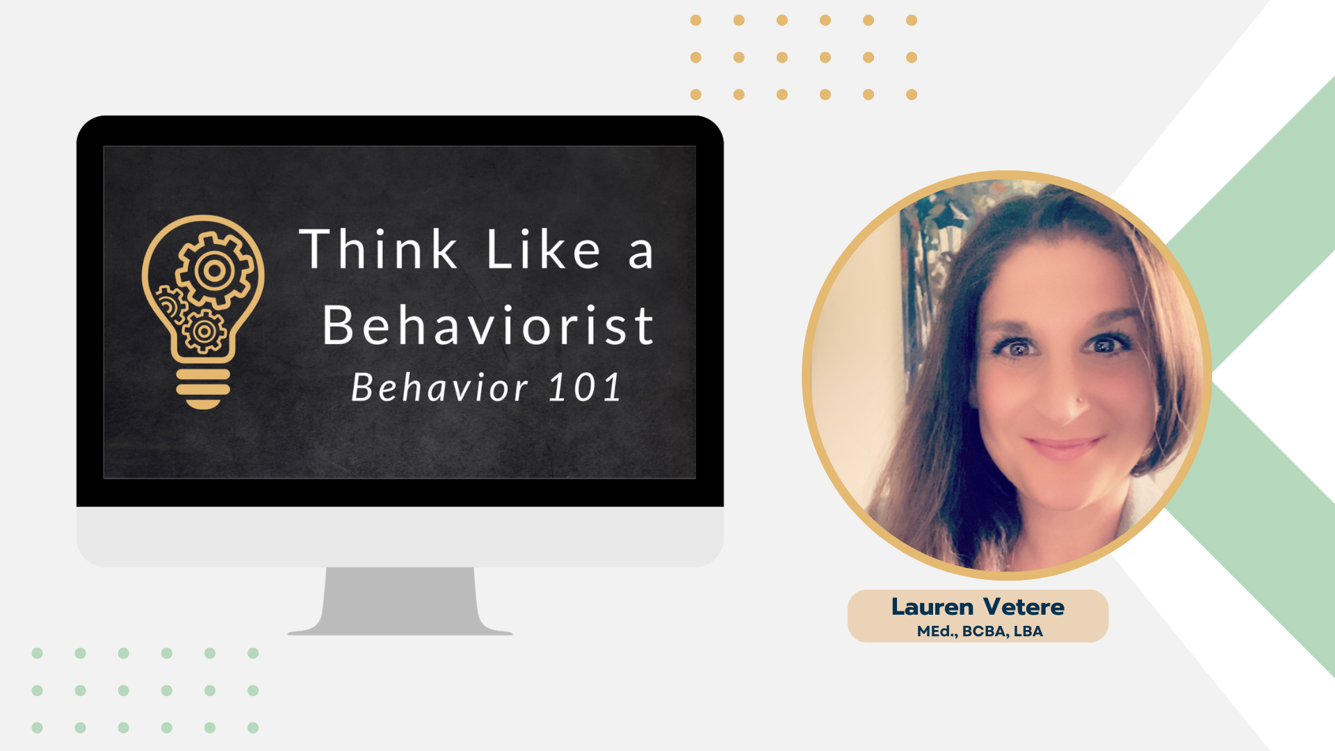 Behavior 101 course announcement