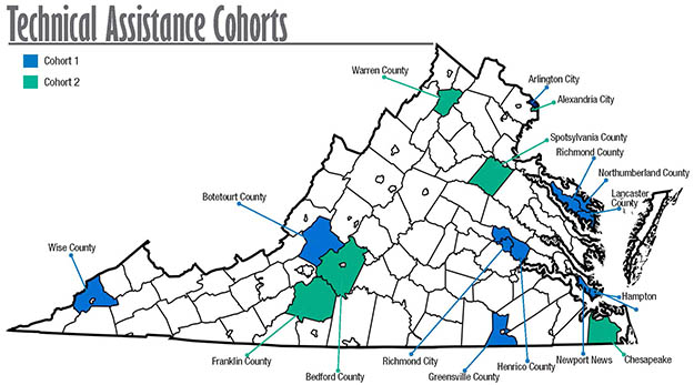 Map of Cohorts