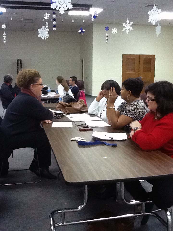 Hampton City teachers at a recent Collaborative Learning Team Meeting