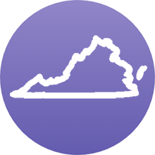 Icon of the state of Virginia