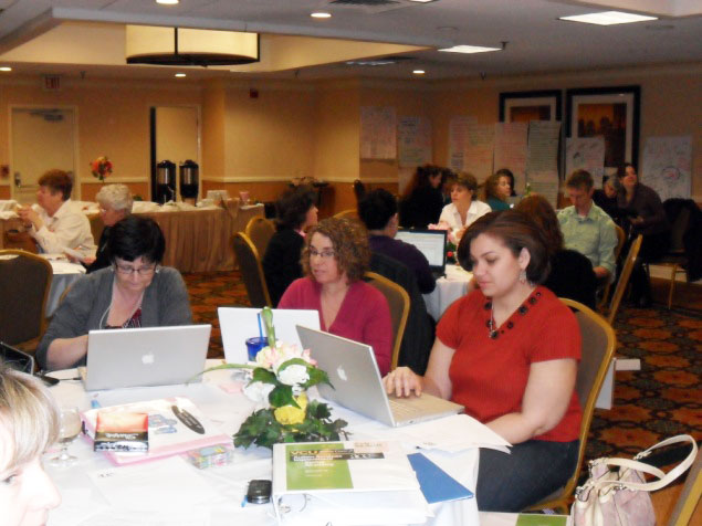 Dr. Lisa Powers, Kelly Siegel, and Joy Goldstein
